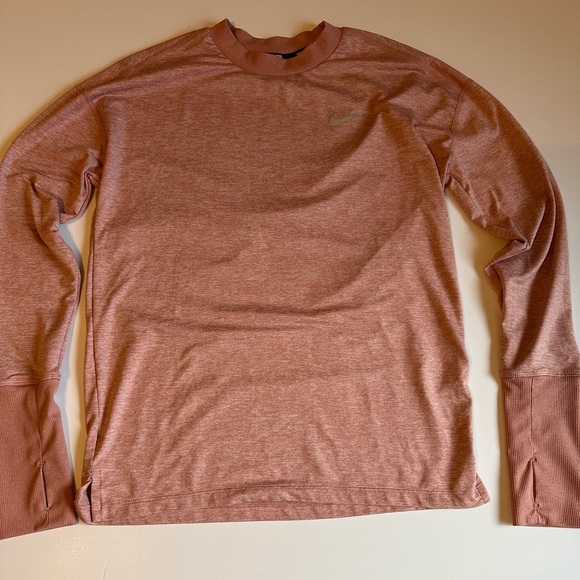 Nike Pink Long Sleeve Dri-Fit Shirt - Picture 2 of 8